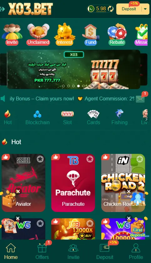 X03 BET Lottery & Color Trading App 2025 – Safe Online Earning in Pakistan