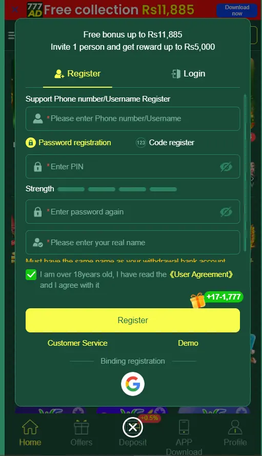 “777AD Game Download in Pakistan – Earn real cash with lucky spins, box rewards, and referral bonuses”