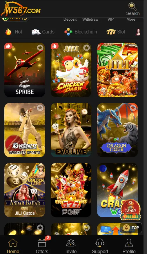“W567 Game – Play and earn real cash with instant withdrawals on Android”