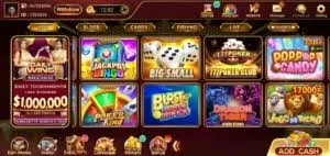 S9 Game gameplay showing cards, slots, and betting features on the app.
