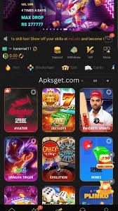 Y444 Game interface showing the home screen with game categories, wallet balance, and menu options.