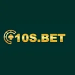 Logo of 10S Game in gold lettering on a dark green background, featuring a spade-themed design.